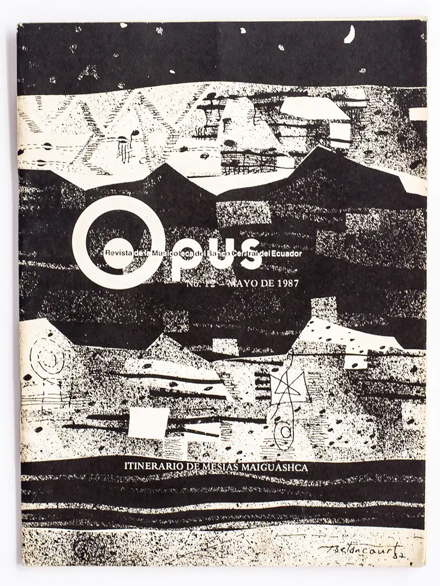 Portada de la Revista Opus 12 de mayo de 1987 Kosmos Librería
