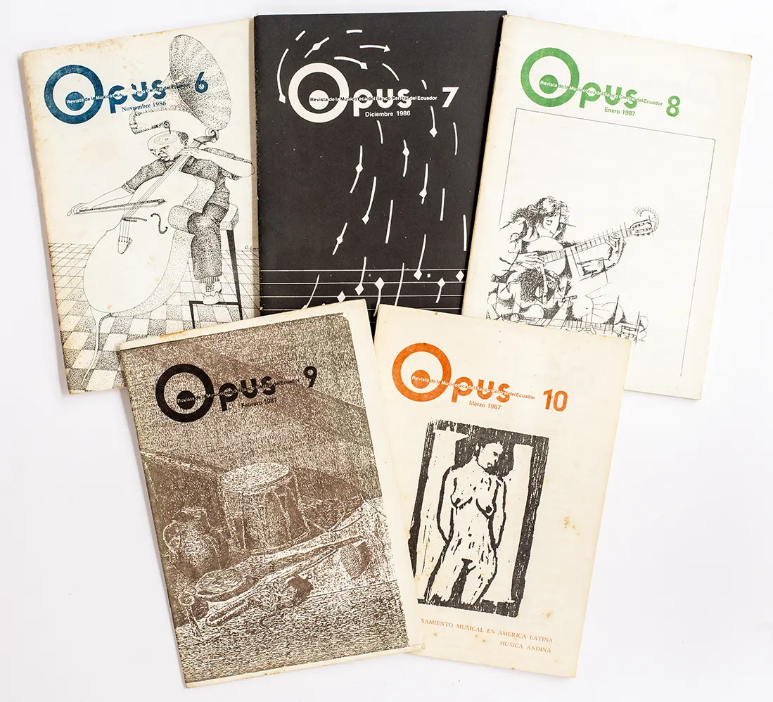 Portadas de la Revista Opus Kosmos Librería