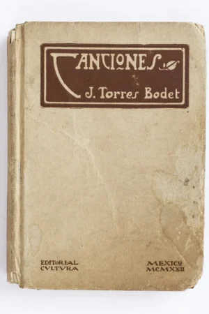 Portada del libro Canciones de Jaime Torres Bodet Kosmos Librería