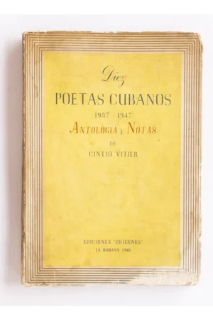 Portada de libro Diez poetas cubanos -Kosmos Librería