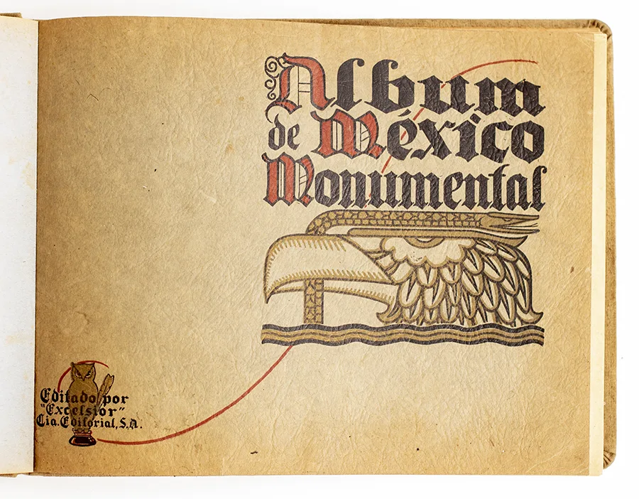Página Interna Album de México Monumental Kosmos Librería