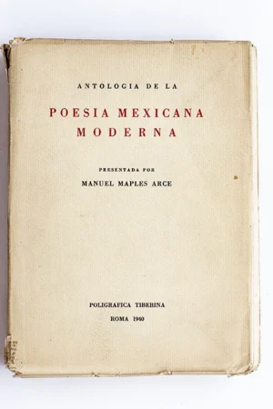 Portada del libro Antología de la poesía mexicana moderna Kosmos Librería