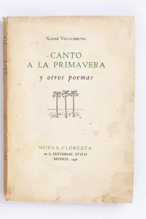 Portada del libro Canto a la primavera y otros poemas en Kosmos Librería