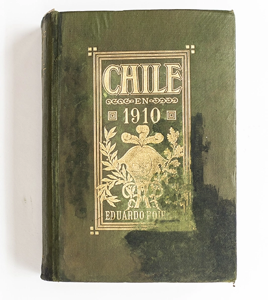 Portada del libro Chile en 1910 Kosmos Librería