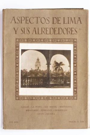 Portada libro Aspectos de Lima y sus alrededores Kosmos Librería
